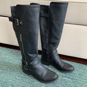 G by Guess Black Riding Boot